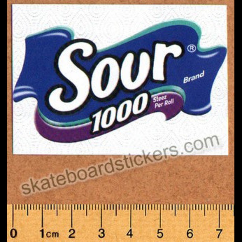 Sour Solution Skateboards Bog Roll Skateboard Sticker