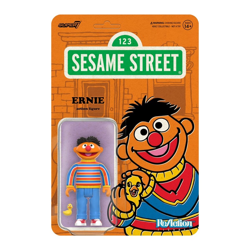 Super7 x SESAME STREET – ERNIE ReAction Figure