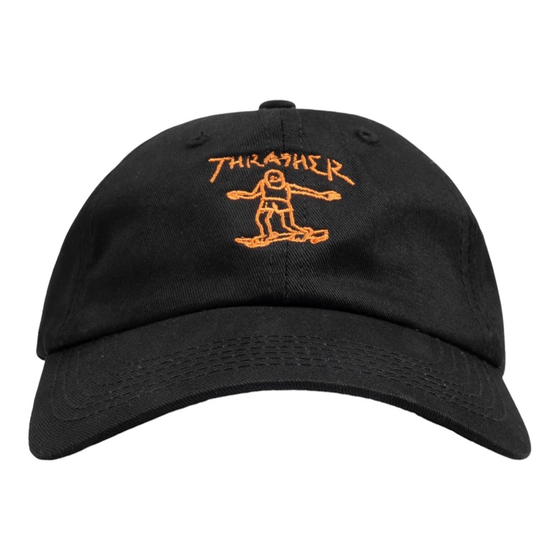 THRASHER Gonz Old Timer Hat Black/Orange OS
