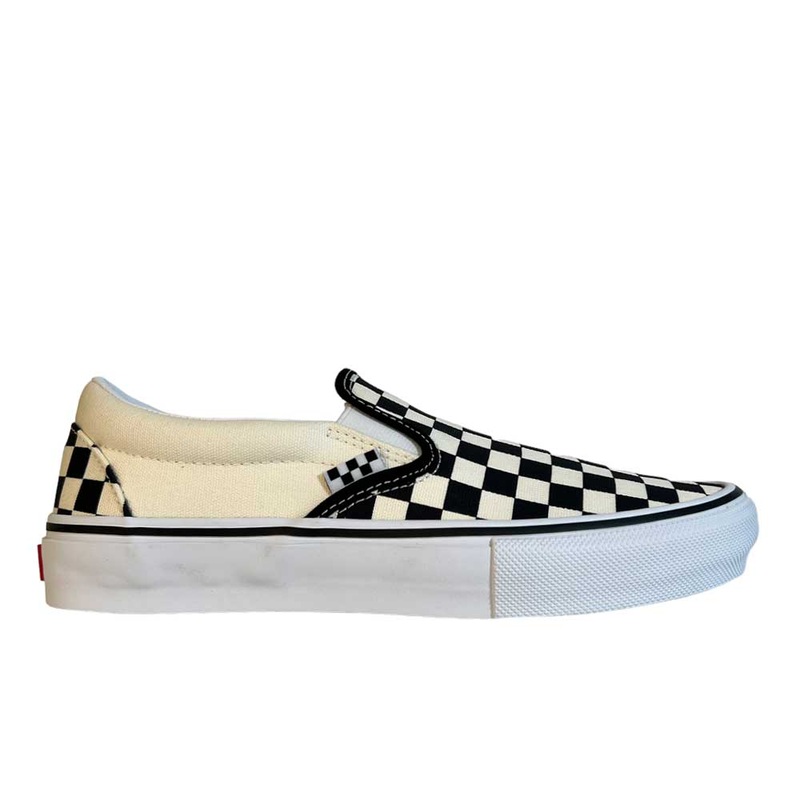 Vans Skate Slip On Checkerboard Black Off White Canvas 7