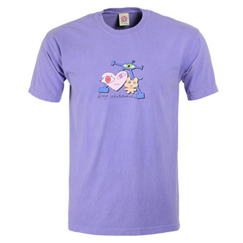 Frog Skateboards Frog Is Wired T Shirt Violet Medium