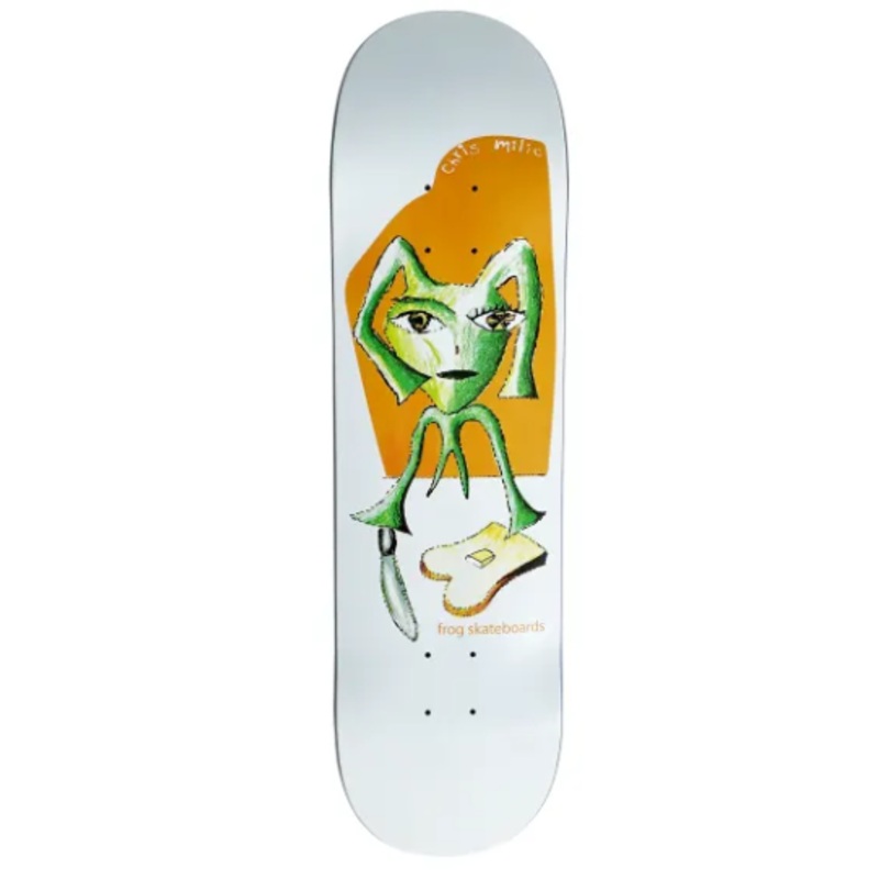 Frog Skateboards Toast Chris Milic Skateboard Deck 8.38 in 8.38 in