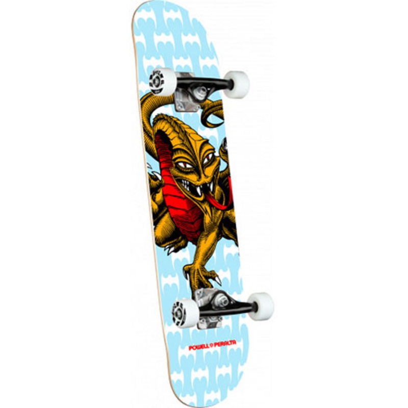 POWELL CABALLERO DRAGON ONE OFF LIGHT BLUE COMPLETE 7.75 X 31.08