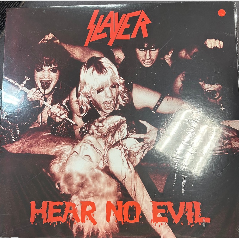 SLAYER – HEAR NO EVIL LP (Color Vinyl) Record *UNOFFICIAL RELEASE*