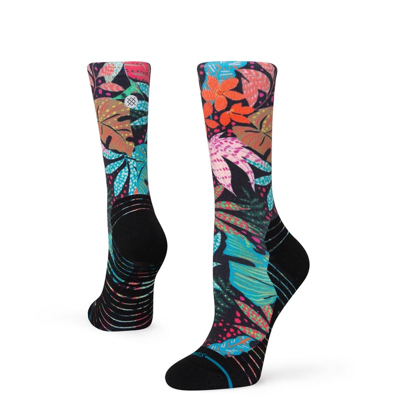 Stance Womens Trippy Trop Crew Socks Multi S :: Men 3-5.5 / Women 5-7.5
