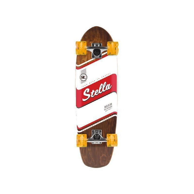 Stella Stripe Beer Runner Cruiser 29″ Longboard Skateboard Complete