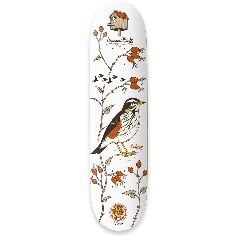 The Drawing Boards – 8.25″ – Seasonal Birds – Redwing Deck