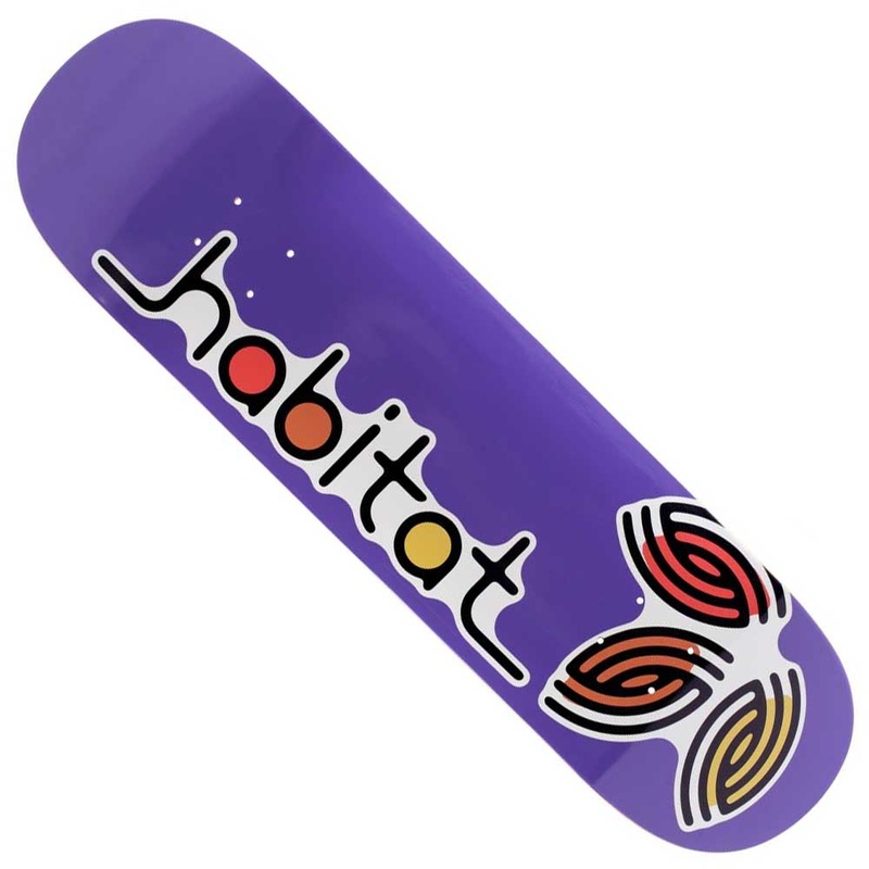 Trillium Purple 8.25 Deck Habitat Skateboard
