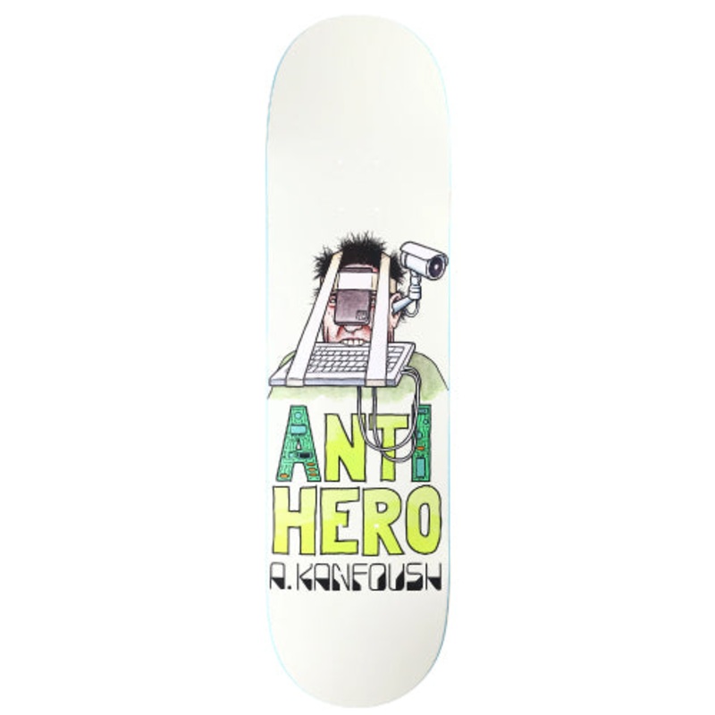 Antihero Kanfoush Anti-Intelligence Skateboard Deck 8.4″ 8.4″