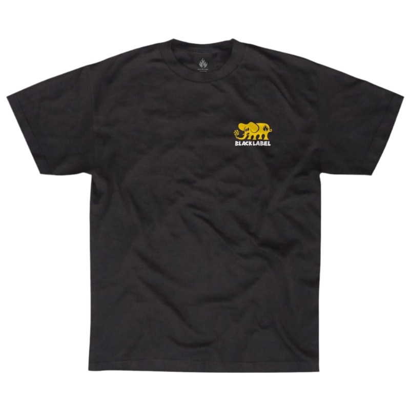Black Label Classic Elephant T-Shirt Black Small