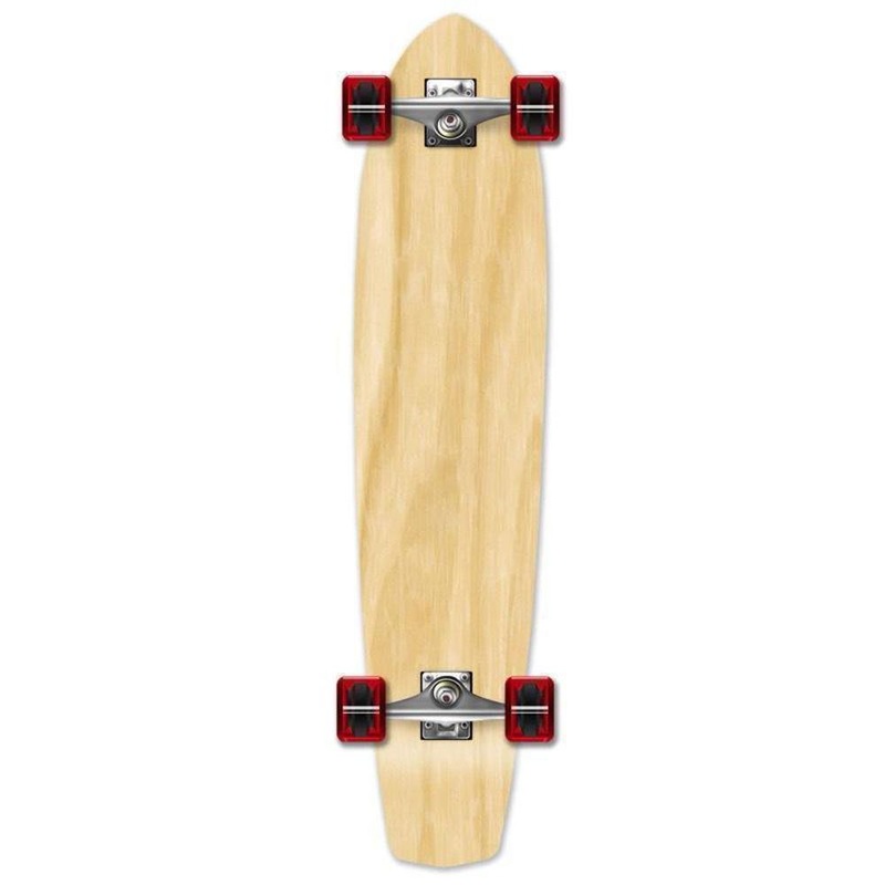 Blank 36″ Natural Slimkick Longboard Complete