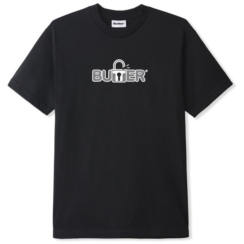 Butter Goods Lock T Shirt Black Medium