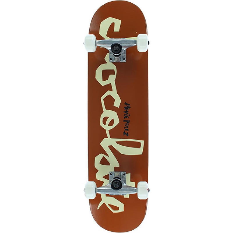 Chocolate Perez OG Chunk in Brown 7.62″ Skateboard Complete