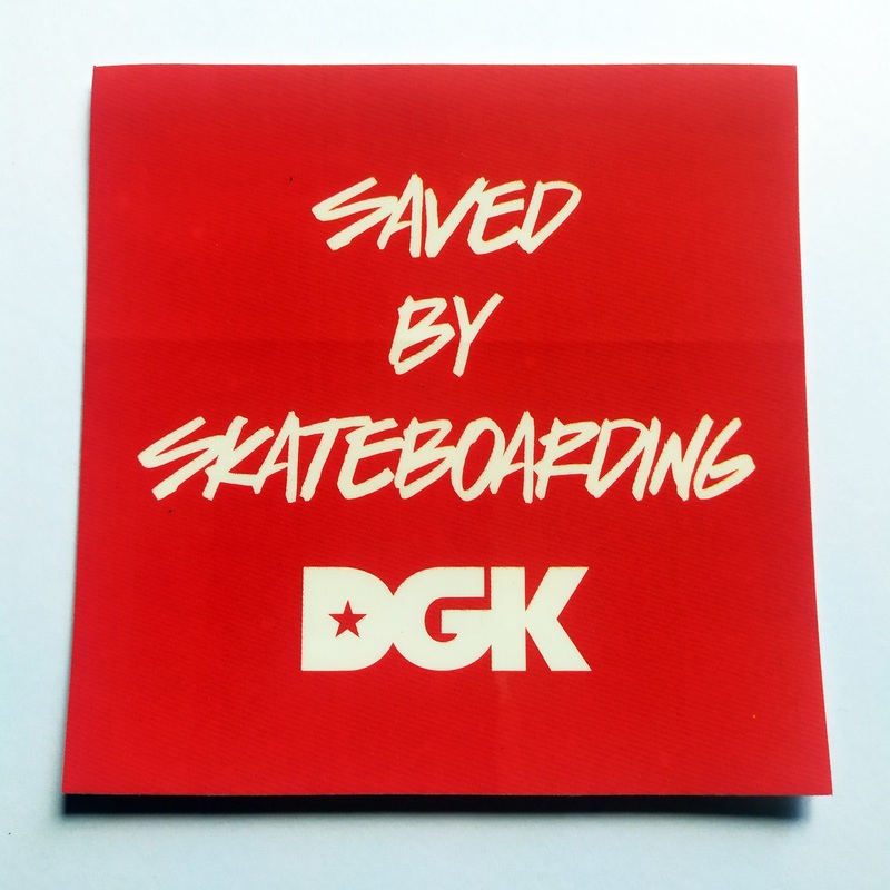 DGK “Saved By Skateboarding” Skate Sticker