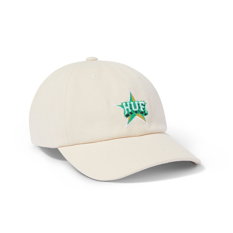 HUF All Star 6 Panel Hat Ivory
