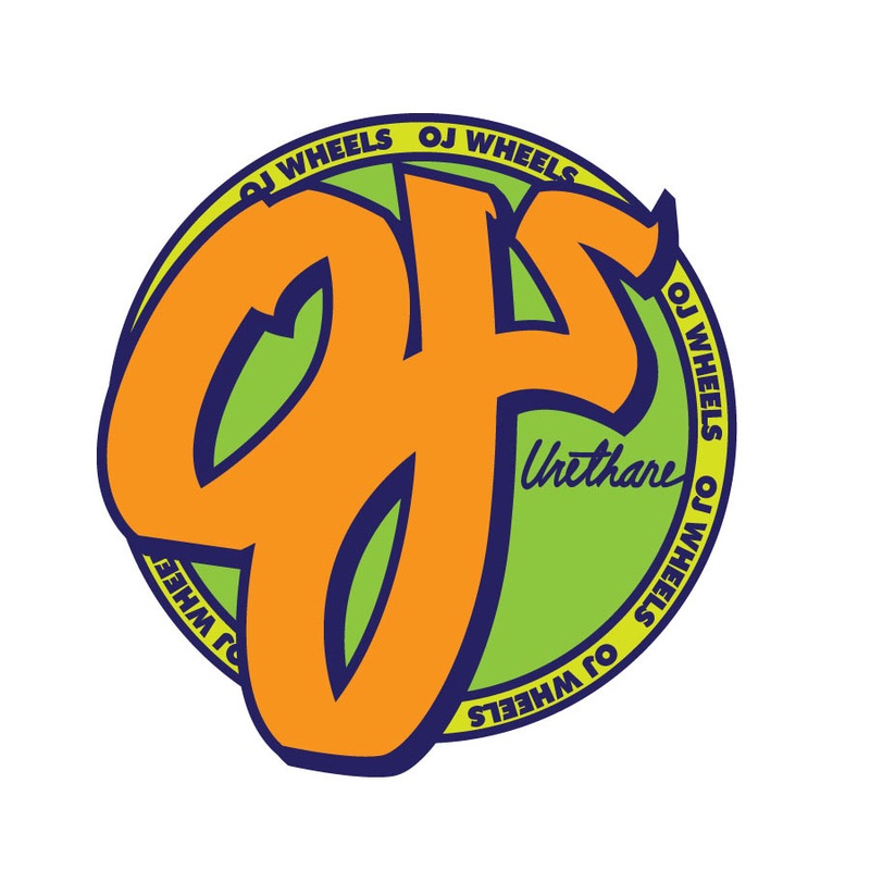 OJ Wheels Standard Sticker / Decal 1.5 x 1.5