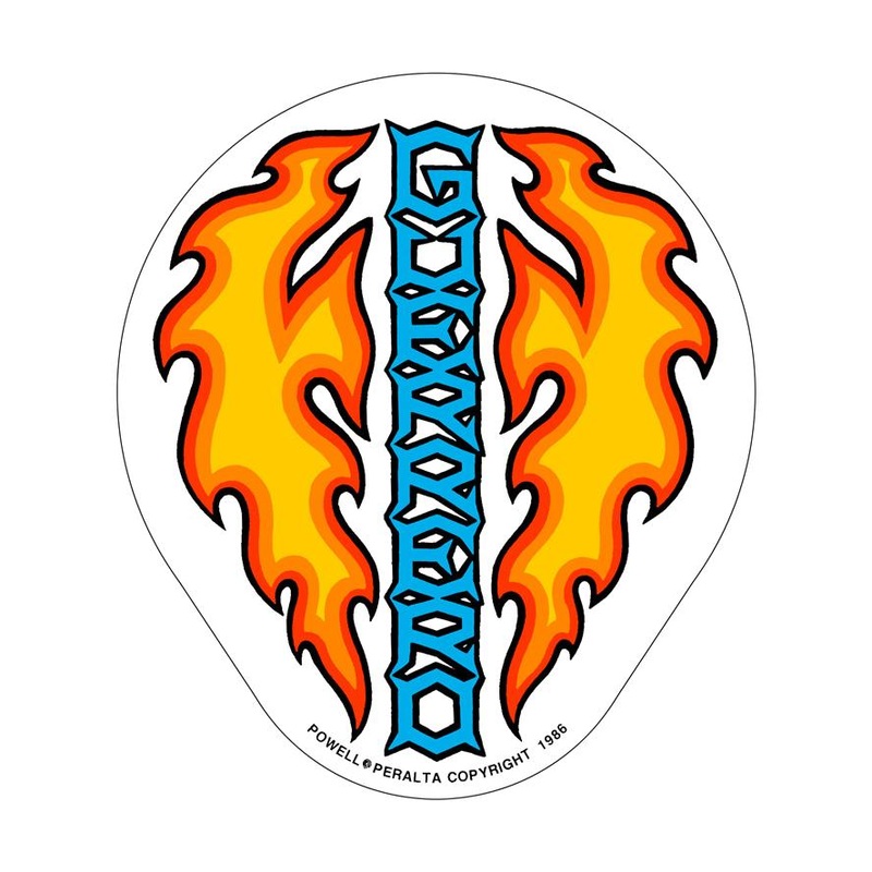 Powell Peralta Bones Brigade Tommy Guerrero Dagger Sticker