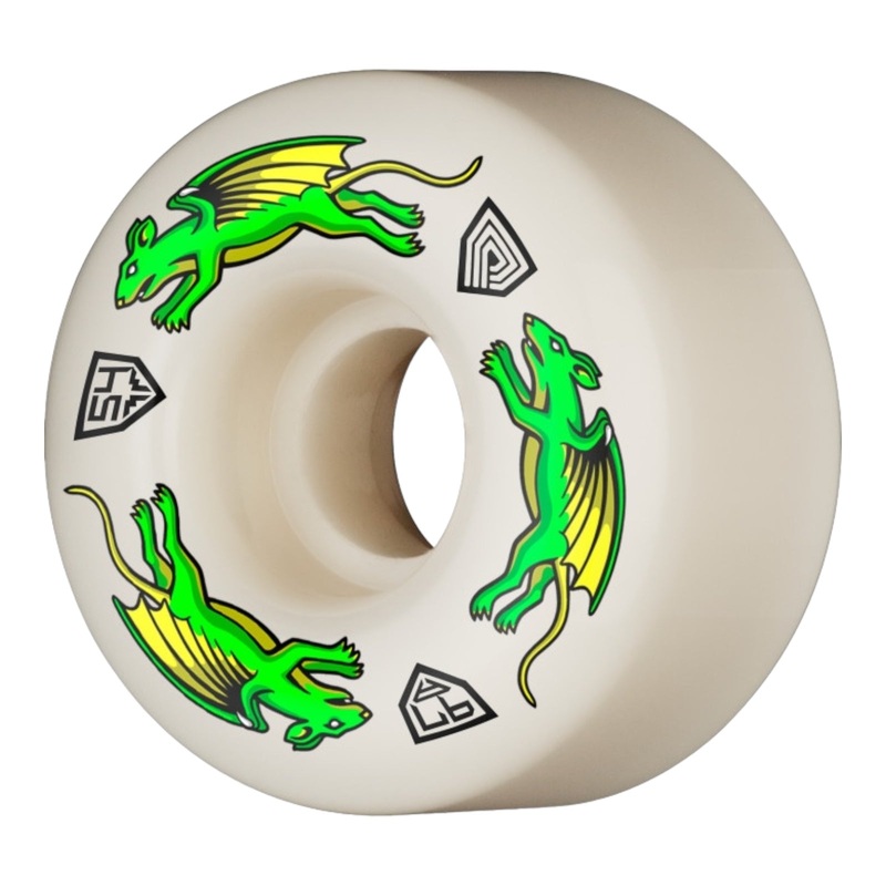 Powell Peralta Dragon Formula Nano Rats Skateboard Wheels 54mm x 34mm 97A 4pk 54mm