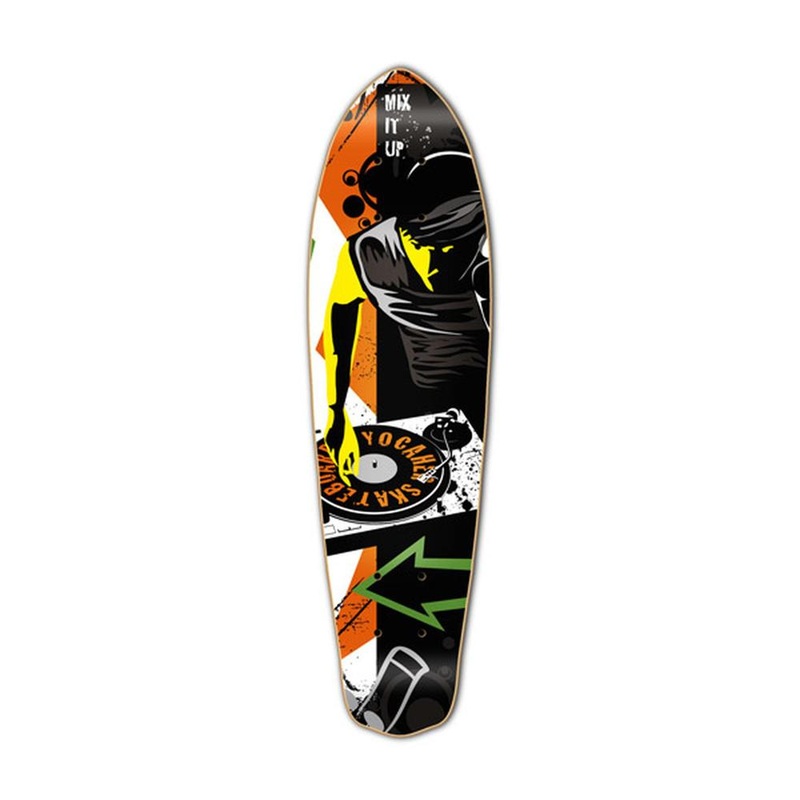 Punked Micro Cruiser Mixitup DJ  Deck Deck