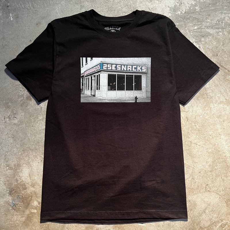 Quartersnacks – Diner Tee – Black Medium