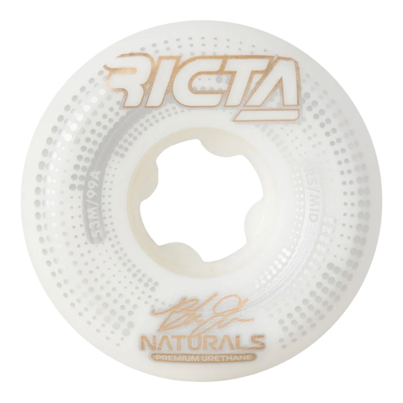 Ricta Johnson Source Naturals Mid 99a Skateboard Wheels 53MM 53mm White