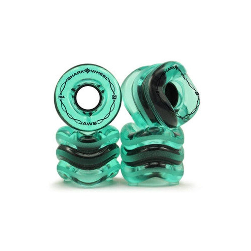 Shark Wheel Transparent Emerald Jaws 54mm/78a Skateboard Wheels