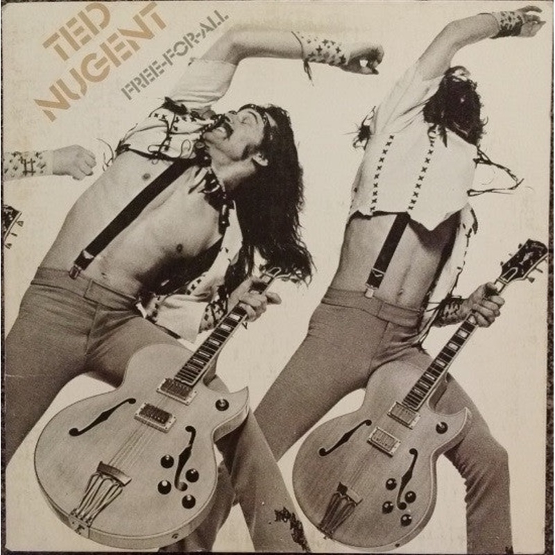 Ted Nugent – Free For All Vinyl LP Record *USED 1976 RELEASE*