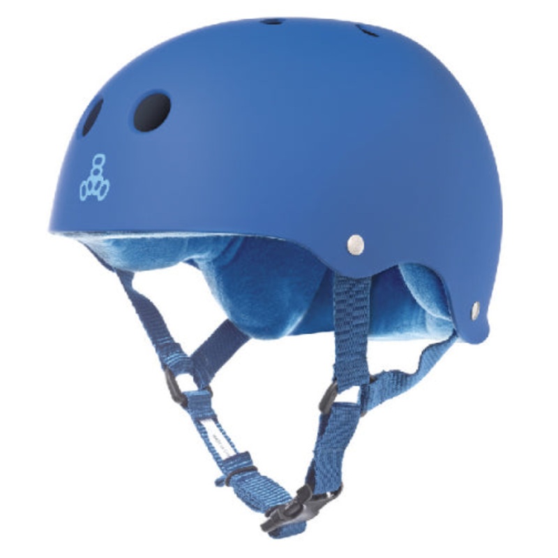 Triple Eight Sweatsaver Helmet – Royal Blue Rubber/Blue Small