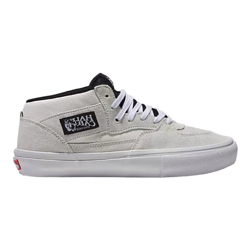 VANS SKATEBOARDING HALF CAB WHITE/BLACK 8.5