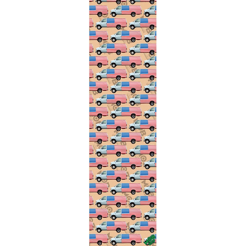 9in Joe Brook Repeat Van Clear Sheet Mob Skateboard Grip Tape Graphic No Size
