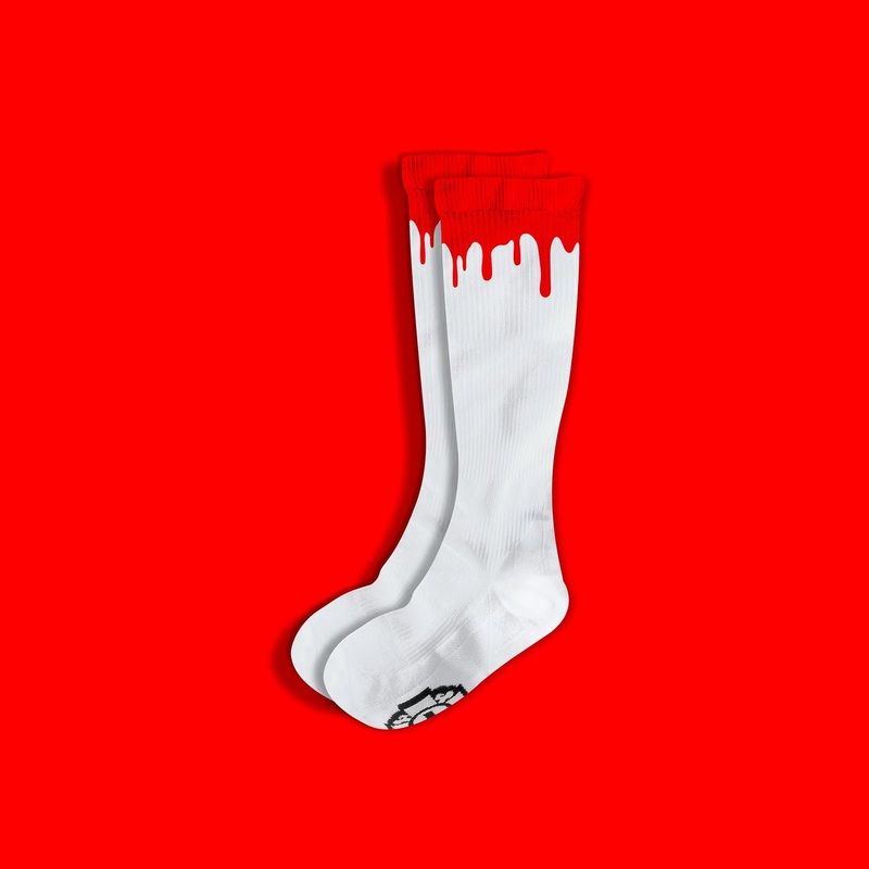 Compression Socks: DRIP (White) S