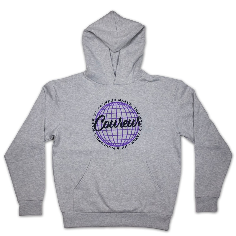 Coureur Goods Worldwide Hoodie Heather Grey S