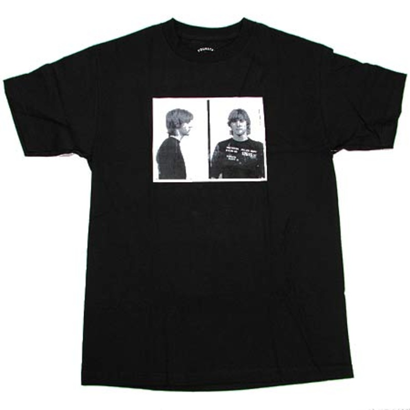 Fourstar Kurt Mugshot T Shirt Black Small
