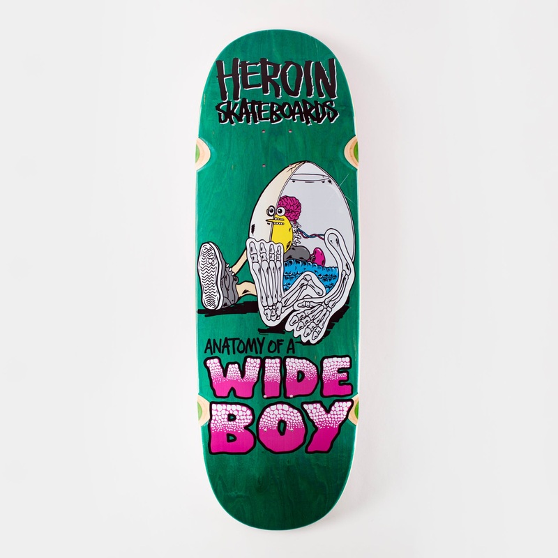 Heroin 10.04″ Anatomy Of A Wide Boy Deck – Multi 10.4″