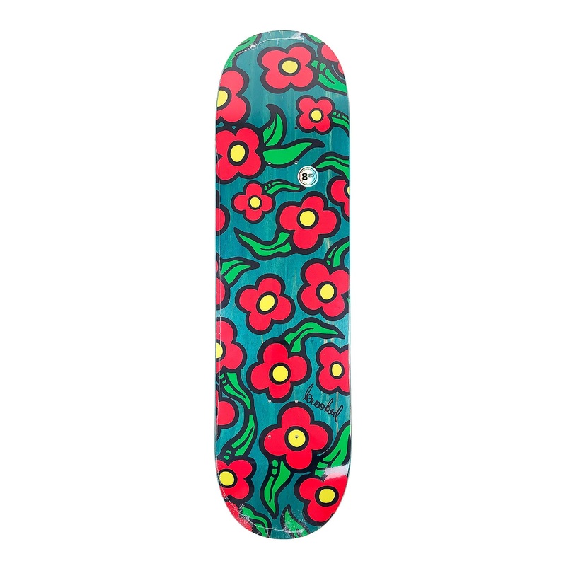 Krooked Team Wild Style Flowers Deck – 8.25″ 8.25″