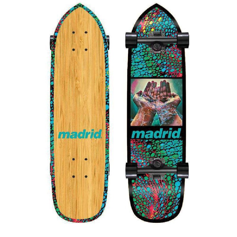 Madrid 76 27″ Karma Bamboo Longboard Complete
