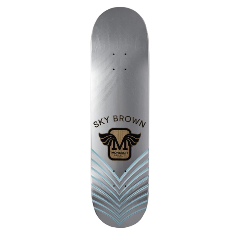 Monarch Project Sky Brown Blue Deck 8.25 in 8.25 in