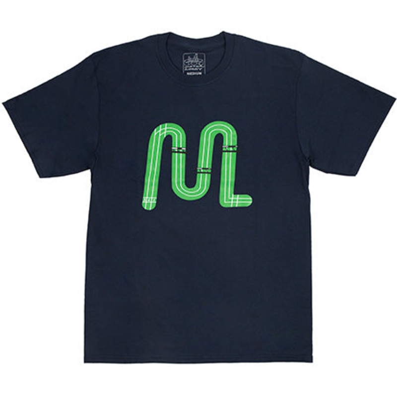 Motor Lobby Track Star T Shirt Navy Small
