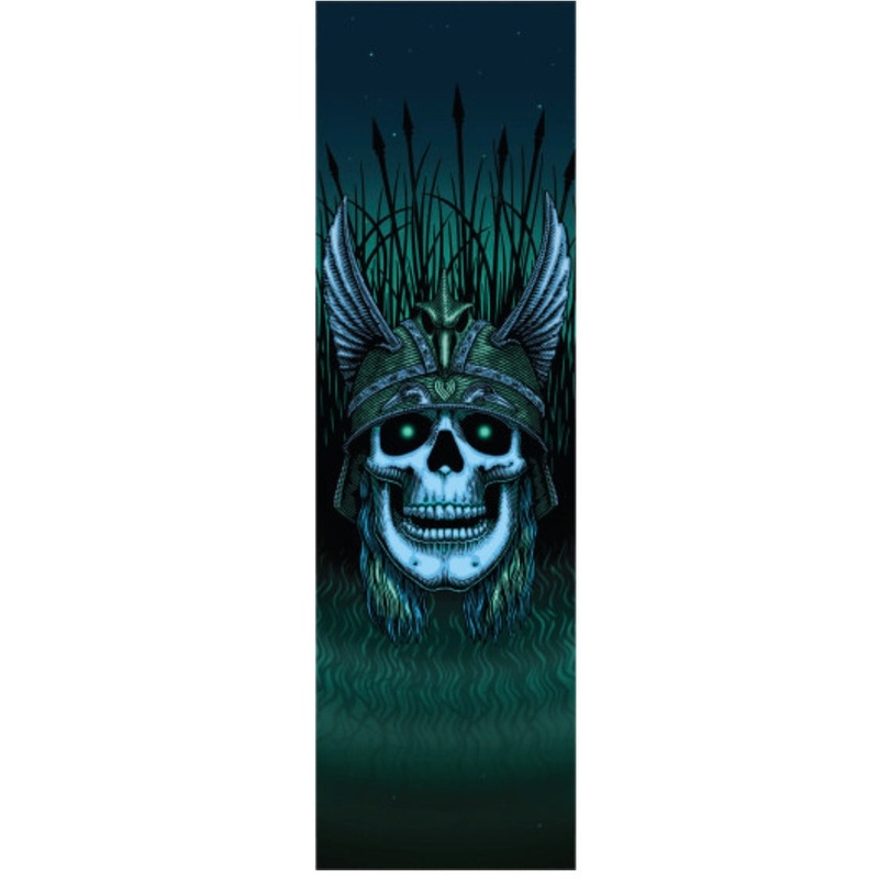 Powell Peralta Anderson Green Skull Grip Tape Sheet 9 x 33 9×33