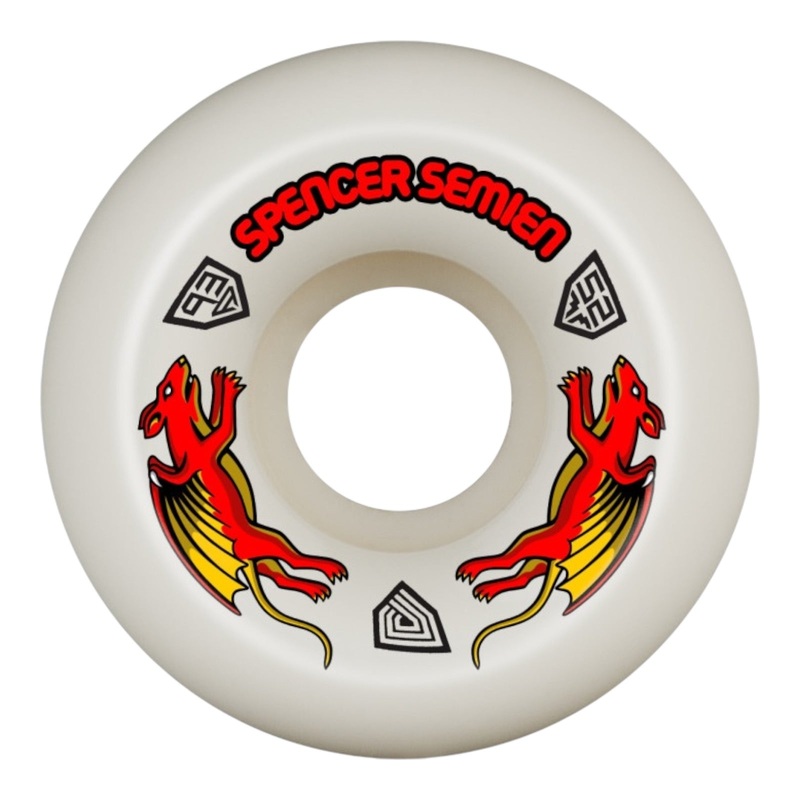 Powell Peralta Dragon Formula Skateboard Wheels Nano Rat Spencer Semien Model 52mm x 30mm 93A 52mm