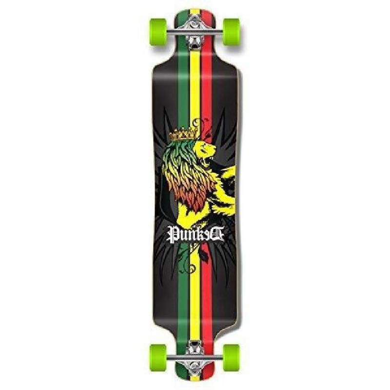 Punked Lowrider Rasta Longboard Complete Complete
