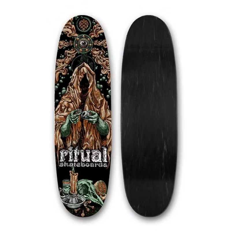 Ritual Lord of Bearings Copper 9.5″ Egg Shaped Skateboard Deck 9.5″ WB 14.25″
