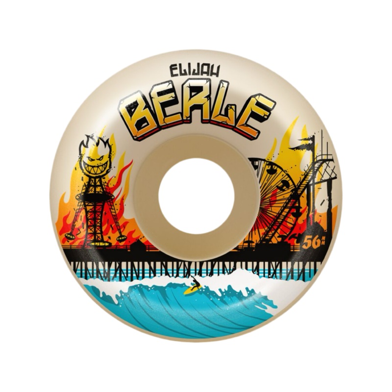 Spitfire Formula Four OG Classic Berle Heatwave 53mm 99a Skateboard Wheels 53mm Duro 99a Classic