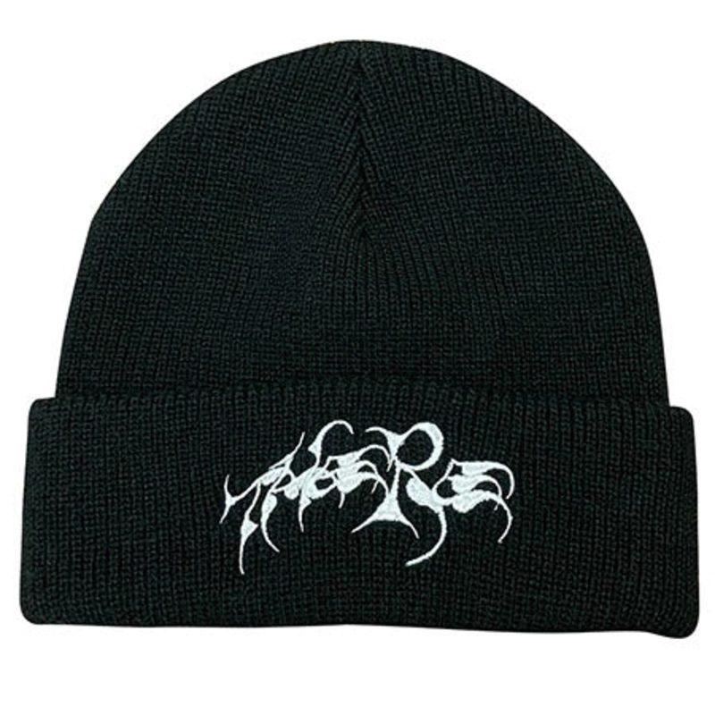 There Peace Cuff Beanie Black One size fits all