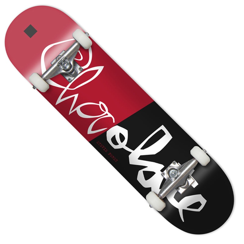Chocolate Stevie Perez Then and Now Complete Skateboard Multicolor 8.25 x 31.875 WB:14