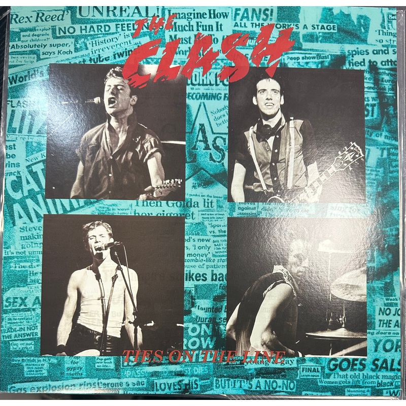Clash, The  TIES ON THE LINE (DEMOS & OUTTAKES) Vinyl LP Record *Unofficial Release*