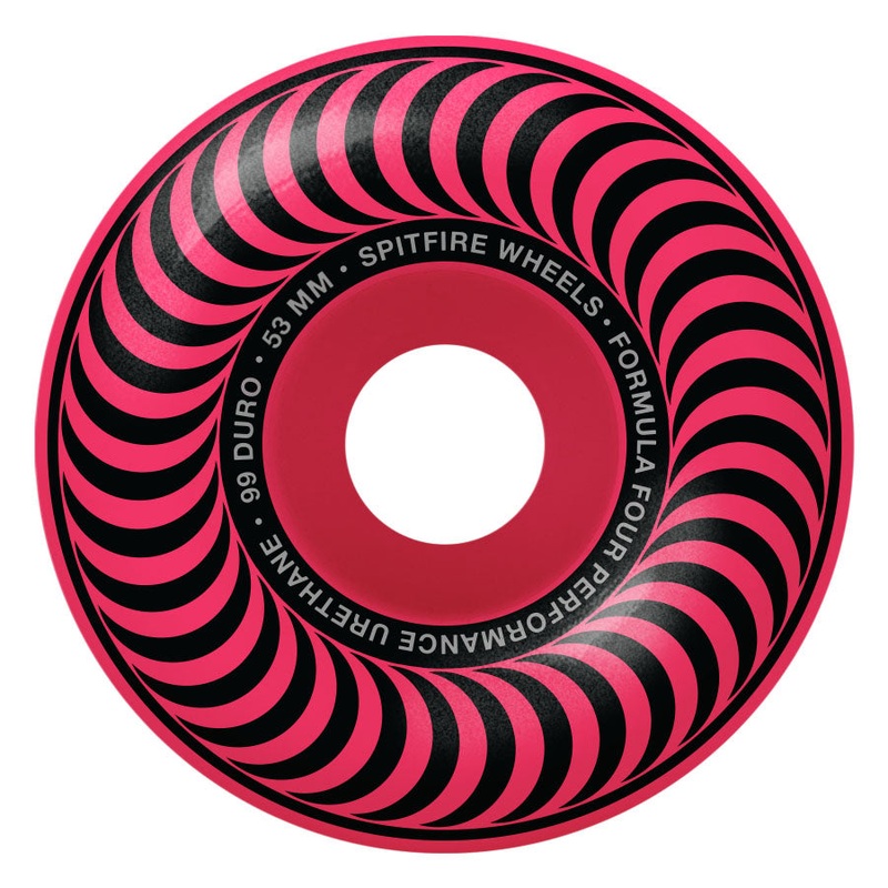 Formula Four 99A Classic Neon Pink Wheels (53mm) 99A 53 MM