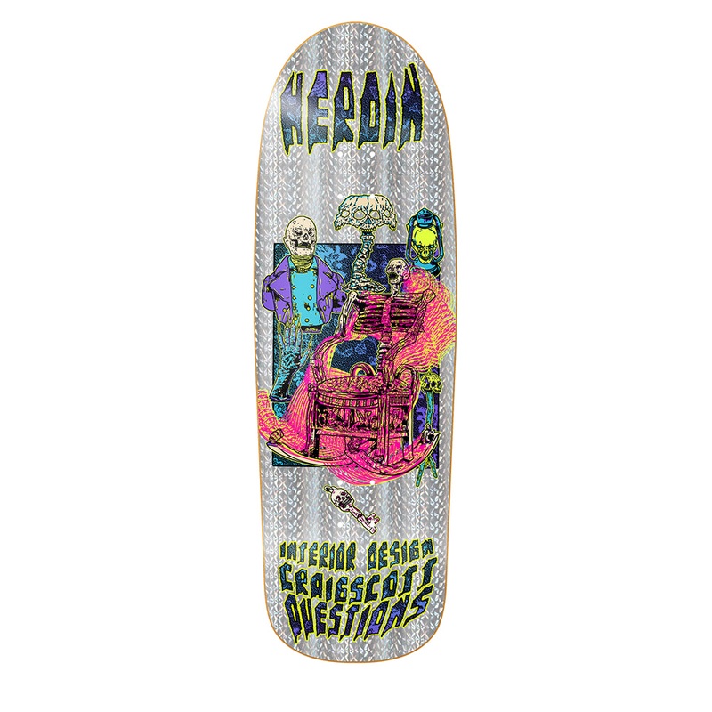 HEROIN CRAIG’S “HELLSCAPE” 10″ SKATEBOARD DECK