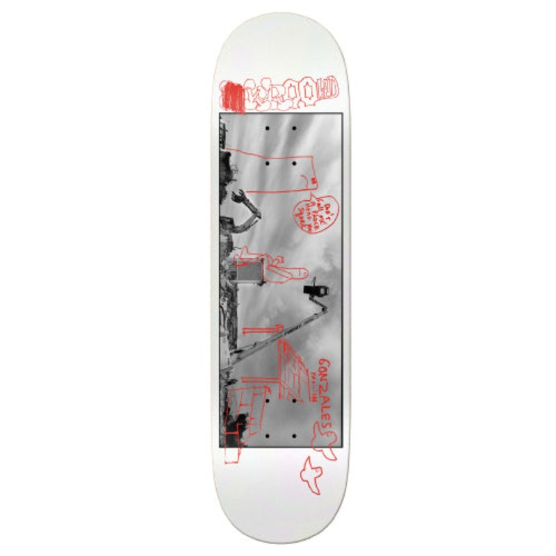 Krooked Ray Barbee X Mark Gonzales Aperture Skateboard Deck 8.5″ 8.5″