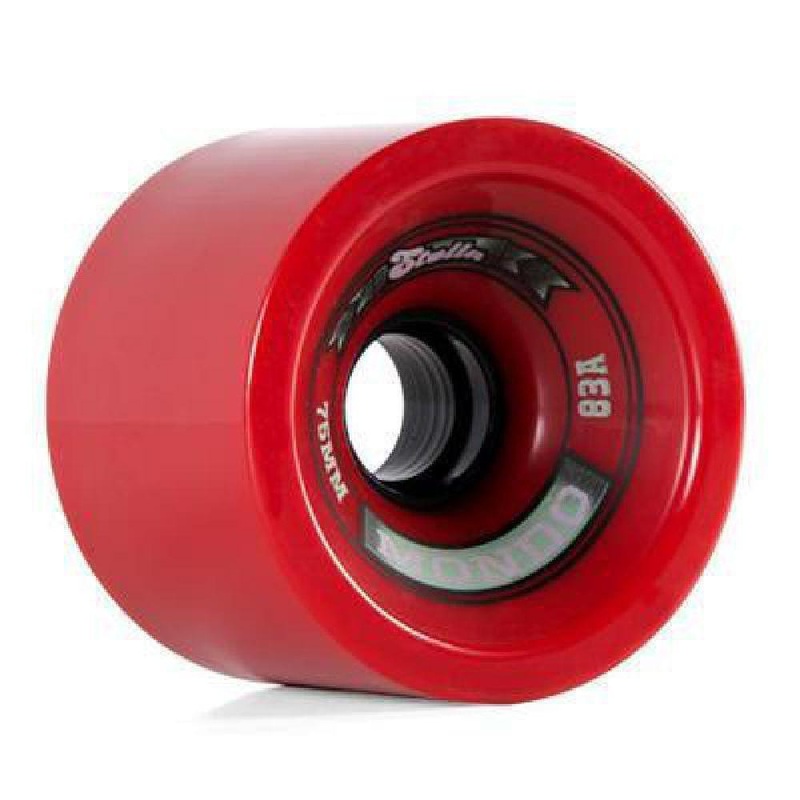 Longboard Skateboard Stella Mondo Wheels 75mm – Red